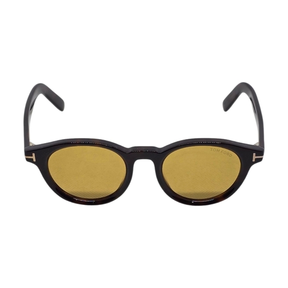Tom Ford Black Sunglasses with Gold Lenses - Picture 2 of 6